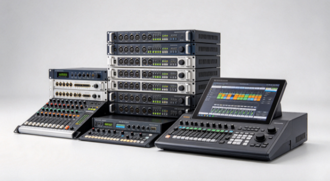 Media equipment selection and connection support